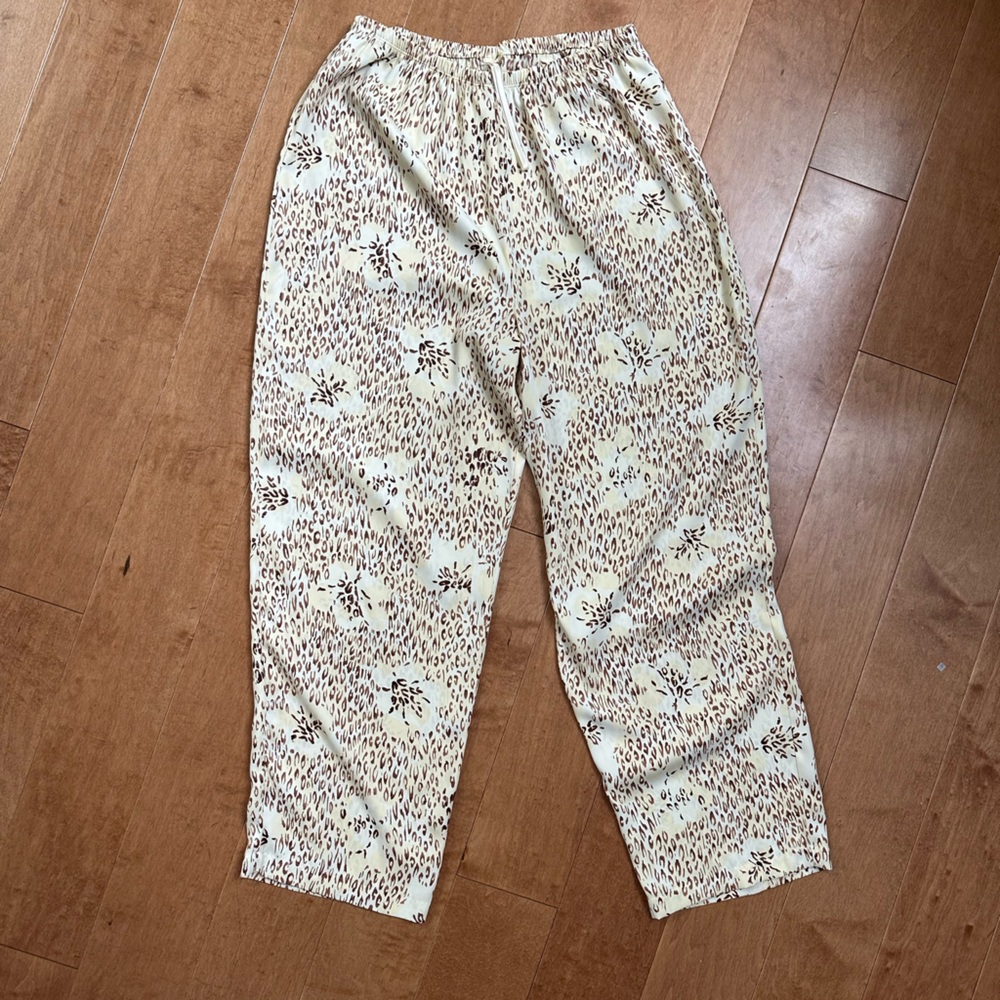 Silk pants
